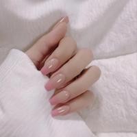 ราคา 24Pcs Nail Art Full Cover เทียมปลอมเล็บสวมใส่ Reusable False เล็บกดบนเล็บ Art (21171203655)