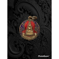 ราคา พระพุทธชินราช กระไหล่ทองลงยา3สี เก่ามาก 3286 (17544076907)