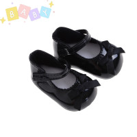 ราคา FactoryOutlete Cheap รองเท้าแฟชั่นคุณภาพสูงรองเท้าสีดำสำหรับ18นิ้ว American Girl Doll PARTY gifts (20225212300)