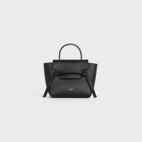 ราคา CELINE PICO BELT BAG IN GRAINED CALFSKINBLACK (21228383079)