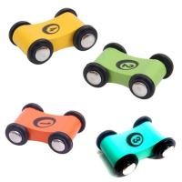 ราคา 4pcs Track Toy Car Childrens Wooden Scooter Toy for Sliding Racing Toy Replacement Ramp Race Car Toy Gift for Baby Boys (20369446298)