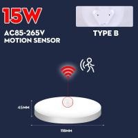 ราคา Led โคมไฟเพดาน Motion Sensor ไฟเพดาน AC85 265V ไฟ Led เพดานโคมระย้าไฟกลางคืนสำหรับบ้านบันไดโรงรถโคมไฟ (19919563745)