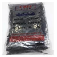 ราคา สายรัดเคเบิ้ลไทร์ Cable tie ยาว 4 นิ้ว 3X100mm สีดำ 1000PCS (20069710450)