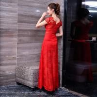 ราคา ชุดราตรีปักเลื่อมทรงเข้ารูปแบบใหม่ลูกไม้ยาวเซ็กซี่ (20532323320)