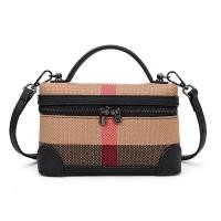 ราคา Aidrani กระเป๋าสะพายข้างใบเล็กทำจากผ้าใบกระเป๋าโทรศัพท์คาดลำตัวสะพายไหล่ข้างเดียวแฟชั่นลายสก๊อต (20970603981)