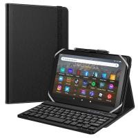 ราคา MoKo เคสคีย์บอร์ดอเนกประสงค์สำหรับ7 7 9 8 iPad Mini ซัมซุง Galaxy Tab A Huawei แท็บเล็ตที่มีน้ำหนักเบาพร้อมแป้นพิมพ์บลูทูธไร้สายที่ถอดออกได้ (20042439799)