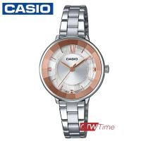 ราคา CASIO Standard นาฬิกาข้อมือผู้หญิง สายสแตนเลส รุ่น LTP E163D (2203368227)