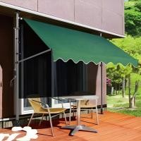 ราคา กันสาดพับเก็บได้ กันสาดมือหมุน พับเก็บได้ พกพาสะดวก สามารถใช้กลางแจ้งสำหรับระเบียง ลานบ้าน ม่านบังแดด (21335200492)