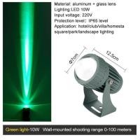 ราคา Outdoor Led Spotlight IP65 Waterproof landscape Red Green Blue Wall lamp Narrow Beam Led Decoration Lighting Wall Washer Lights (18811096726)