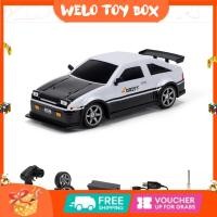 ราคา รถสปอร์ตดริฟท์สำหรับเด็กผู้ชายดริฟท์4WD ความเร็วสูง Mobil Remote Control AE86น้ำหนัก2 4ก (20932254053)