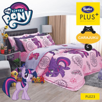 ราคา SATIN PLUS ชุดผ้าปูที่นอน ผ้านวม 6 ฟุต โพนี่ My Little Pony ชุด 6 ชิ้น เลือกสินค้าที่ตัวเลือก ซาติน ผ้าปู ผ้าปูที่นอน ผ้าปูเตียง ม้าโพนี่ (8201052541)