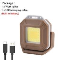 ราคา Asafee portable key light 1125 Multifunctional Rechargeable COB Work Lamp Mini Keychain LED Light 9 light modes Strong Magnetic Camping Fishing Lampu Type C IPX4 Waterproof (21188343363)