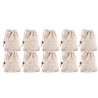 ราคา ถุงสบู่ใยป่านศรนารายณ์ธรรมชาติสำหรับอาบน้ำ50 40 20 10ชิ้นที่วางกระเป๋าสบู่ขัดผิวประหยัดสบู่สำหรับใช้ในห้องน้ำและอาบน้ำ (21359323124)