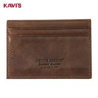 ราคา กระเป๋าสตางค์ใส่บัตรได้ ใบสั้น กระเป๋าสตางค์KAVI S กระเป๋าสตางค์หนังแท้หนังวัว กระเป๋าหนังวัว 100 K1022 (20079698201)