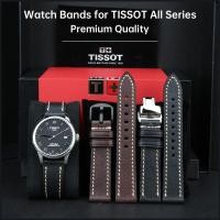 ราคา MAIKES Watch Strap Genuine Leather Watch Band Bracelet With Butterfly Buckle For Men Women For MONTBLANC TISSOT Watchbands (11646101648)