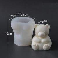 ราคา แม่พิมพ์ซิลิโคนรูปหมีน่ารัก3D เทียนหอมแบบทำมืออุปกรณ์ทำเทียนพิมพ์ปูนปลาสเตอร์รูปแบบเทียนของขวัญ (21356983893)