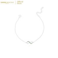 ราคา Louis Montini Jewelry Sterling Silver 925 Bracelet สร้อยข้อมือเงินแท้ 92 5 สร้อยข้อมือผู้หญิง รูป Infinity LJBL02 (21209216183)