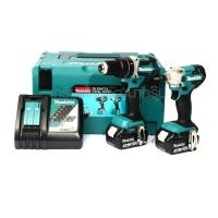 ราคา ชุด Combo Kit 18V มากีต้า MAKITA รุ่น DLX2417J ในชุดประกอบด้วย สว่านกระแทกไร้สาย 2 ระบบ รุ่น DHP484Z สว่านอิมแพคไร้สาย รุ่น DTD156Z (20721989712)
