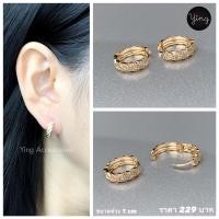 ราคา อัพเดทแบบใหม่ ลิ้งค์4 ต่างหูห่วงเล็ก เพชรรูปหัวใจ ดาว หงส์ ดอกไม้ (20044338451)