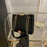 ราคา กระเป๋าถือแบบลำลองสำหรับเด็กผู้หญิงสะพายข้างพิมพ์ลายจระเข้จุได้เยอะสำหรับผู้หญิงสีทึบใหม่วัสดุสัมผัสหรูหราน้ำหนักเบา (20303648771)