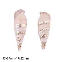 ราคา จี้หอยสังข์ธรรมชาติ Natural conch pendant Gold and silver plated (20050293885)