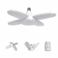 ราคา หลอดไฟ LED 28W ขั้วE27 โคมไฟ ไฟตลาดนัด หลอดไฟบ้าน พับได้ ทรงใบพัด พับได้ Fan Blade LED Bulb โคมไฟทรงพัดลม สว่างมาก (15850161626)