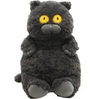 ราคา BIRR ตุ๊กตา แมวดำ แมวอ้วน ของเล่นตุ๊กตา ตาเหลือง แมวน่ารัก ฮิตมาก ของขวัญสำหรับคนรักแมว (17274771413)