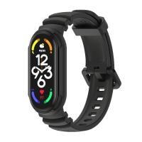 ราคา BassPal สายนาฬิกาสองโทนสีสไตล์สปอร์ตสำหรับ Mi Band 5 6 7สำหรับ Xiaomi MiBand 5 6สายรัดข้อมือเปลี่ยนสายนาฬิกาข้อมือซิลิโคน TPU แบบนิ่ม Miband5สาย Miband7 Miband6 (16972522764)