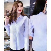 ราคา ชุดนักศึกษา เสื้อนักศึกษา ผู้หญิง แขนยาว ถูกระเบียบ แบบ หน้าเรียบ หลังเรียบ หน้าว่าง หลังว่าง เสื้อ นิสิต นักศึกษา (13734877883)