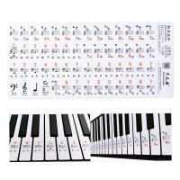 ราคา New Arrival Transparent 37 49 61 Electronic Keyboard 88 Key Piano Stave Note Sticker Notation Version Sheet Music for Keys (20916967819)