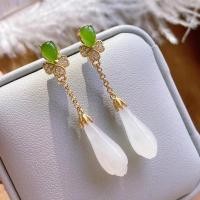 ราคา ต่างหูหยก Hetian สไตล์จีนโบราณตุ้มหูยาวหยกขาวสดหวานสำหรับผู้หญิงต่างหูสำหรับเสื้อผ้าประจำวันเครื่องประดับ Kado Ulang Tahun (20356837722)