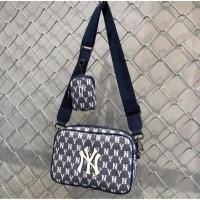 ราคา COD ประเทศไทยส่ง กระเป๋าสะพาย MLB JACQUARD MONOGRAM CROSS BAG NEW YORK YANKEES (18298864244)