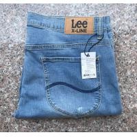 ราคา LEE X Line กางเกงยีนส์ขายาวผู้ชาย ขากระบอกเล็ก ผ้ายืด สียีนส์ฟอก ใส่สบาย ของแท้จากช็อป (18935259335)