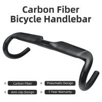 ราคา TOSEEK Carbon Fiber Bicycle Handlebars Anti slip Design Road Bike Handlebar TR3000 1 Year Warranty Bicycle Accessories (11919681654)