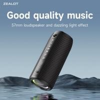ราคา Zealot ลำโพงบลูทูธไร้สาย S49Pro กลางแจ้งการ์ดพกพาลำโพงคู่กระพริบสีสันสดใสเสียงบลูทูธ (20054170494)