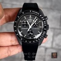 ราคา Swatch X Omega Mission to Mercury หน้าSpeed Master with Rubber Straps Swiss Made (20349499130)