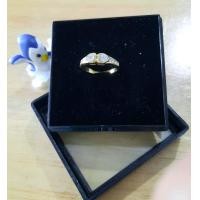 ราคา แหวนทองเหลือง แหวนเพชรทองเหลืองลายหัวใจคู่ แหวนพลอยทองเหลือง BR 31 (17879757343)