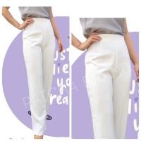 ราคา กางเกงขายาว ทรงกระบอกเล็ก ผ้าฮานาโกะ (17115555619)