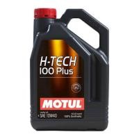 ราคา น้ำมันเครื่อง Motul H Tech 100 Plus 100 synthetic 10W40 4 ลิตร น้ำมันเครื่องสังเคราะห์ h tech เบนซิน (20706710423)