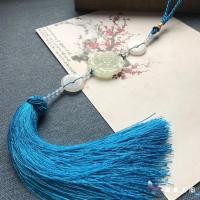 ราคา ชุดกระโปรงทรงเอหยกสไตล์จีนแนวโบราณจี้หยกคาดเอวตัวล็อคเพื่อความปลอดภัยพู่ห้อยพู่ห้อยเอวชุดโบราณชุดฮั่นฝูเครื่องประดับแต่งงาน (6802446923)