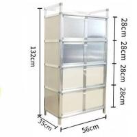 ราคา 2ชั้นตู้อลูมิเนียมอัลลอยด์ ตู้ ตู้ติดผนังห้องครัว ตู้ดาปูร์ อลูมิเนียมตู้ ตู้ครัวตู้กับข้าว ตู้ข้าว locker (13265153227)