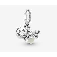 ราคา พร้อมส่ง สินค้าแท้ Pandora Glow in the dark Firefly Dangle Charm (17934734941)