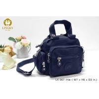 ราคา กระเป๋าสะพายข้าง Lingky รุ่นมินิ ขนาด7นิ้ว 5ช่องซิป พร้อมสายสะพายยาว (20976243618)