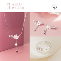 ราคา MNL สร้อยคอ Florally สร้อยคอดอกไม้ สร้อยคอแฟชั่น สร้อยคอเงินแท้ เซ็ทเครื่องประดับ สร้อยแฟชั่นเกาหลี สไตล์มินิมอล ดอกเดซี่ ดอกซากุระ (20662646415)