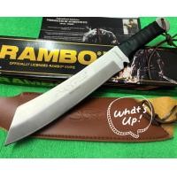 ราคา มีดพก อุปกรณ์เดินป่า มีดปลายเรียว RAMBO 4 lV ใบเลส ยาว 40cm พร้อมชองหนังน้ำตาล มีดอเนกประสงค์ เหมาะกับการเดินป่า แคมปิ้ง สินค้าพร้อมส่ง (19072673186)