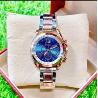 ราคา นาฬิกาแบรนด์ GENEVA งานแท้ กันน้ำ สายพิ้งโกลด์ ขอบเรียบ หน้าปัดสไตล์ MK (19692422352)