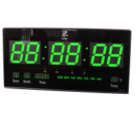 ราคา นาฬิกา นาฬิกาดิจิตอล นาฬิกาแขวนผนัง LED DIGITAL CLOCK (14175801903)