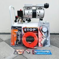 ราคา ETOP รับประกัน 1 ปีเต็ม ปั๊มลม ถังลม ปั๊มลมโรตารี่ ปั๊มลมออยฟรี 30 ลิตร 1100W อุปกรณ์ 6 อย่าง (19798960929)