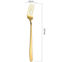 ราคา BSShop ช้อนส้อมสแตนเลส ช้อนส้อมเกาหลี สีทอง ยาว20ซม (20929232076)