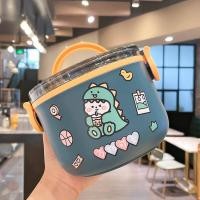 ราคา กล่องใส่อาหารทรงกลม ปิ่นโตใส่อาหาร กล่องข้าว ปิ่นโตเก็บอุณหภูมิ (19475399597)